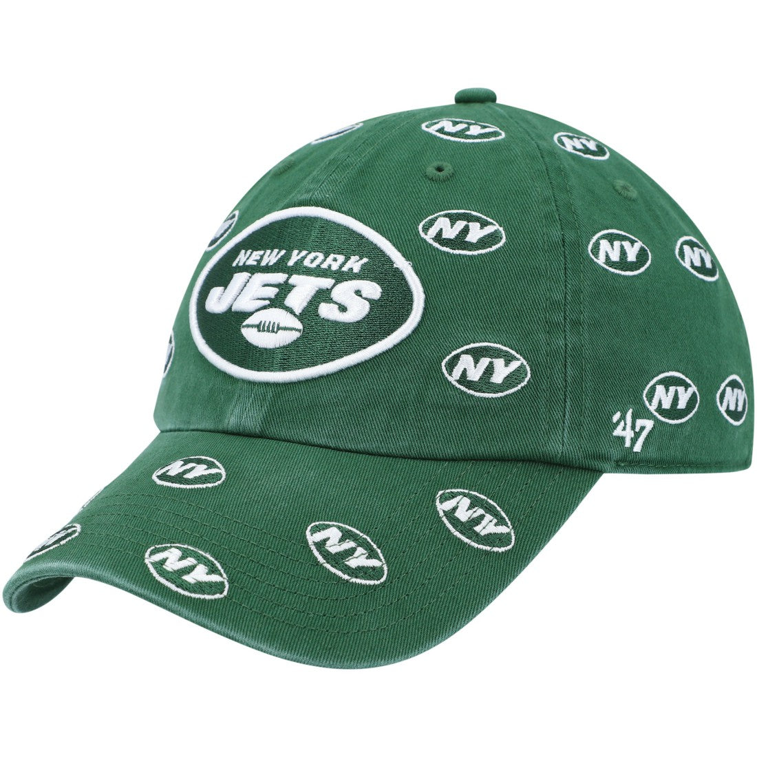 New York Jets '47 Women's Confetti Clean Up Adjustable Hat - Green for sale