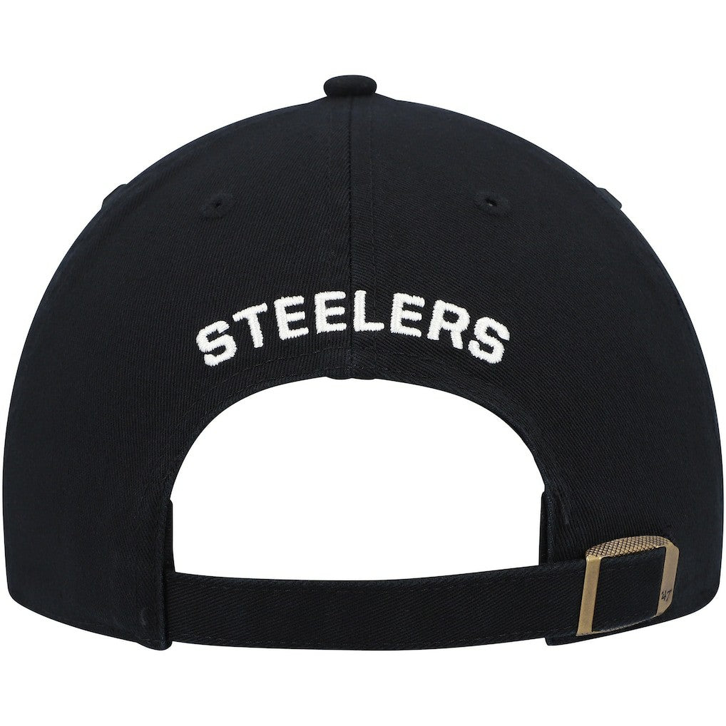 Pittsburgh Steelers '47 Women's Finley Clean Up Adjustable Hat - Black discount
