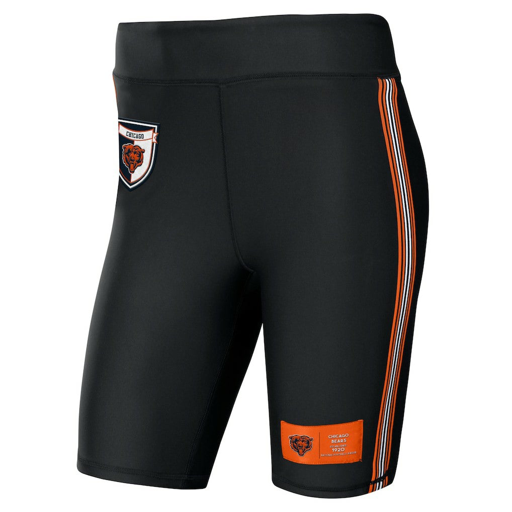 Chicago Bears WEAR by Erin Andrews Women's Biker Shorts - Black for sale