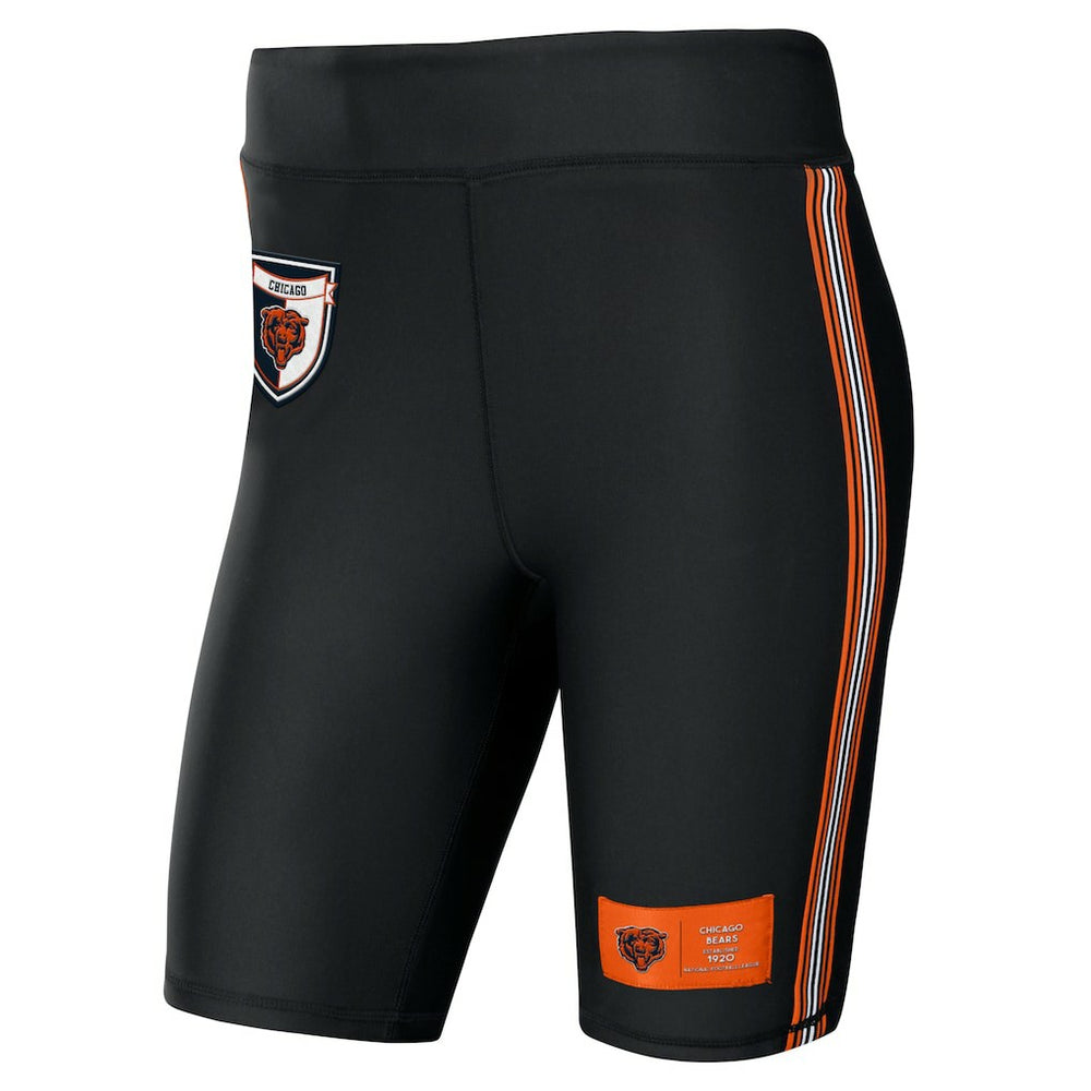 Chicago Bears WEAR by Erin Andrews Women's Biker Shorts - Black for sale