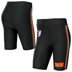 Denver Broncos WEAR by Erin Andrews Women's Biker Shorts - Black discount