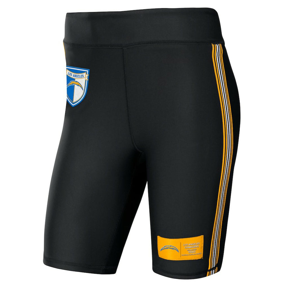 Los Angeles Chargers WEAR by Erin Andrews Women's Biker Shorts - Black online
