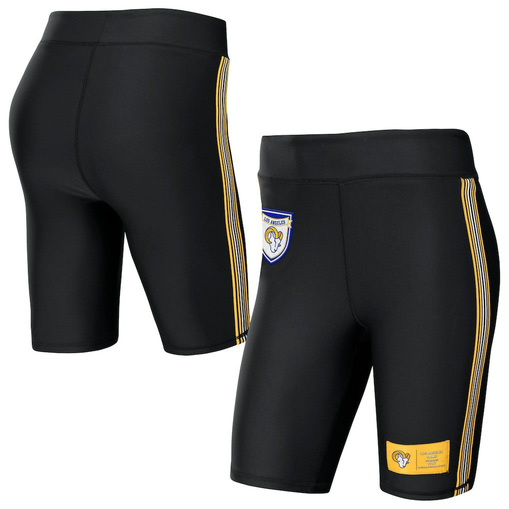 Los Angeles Rams WEAR by Erin Andrews Women's Biker Shorts - Black online