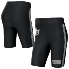 Las Vegas Raiders WEAR by Erin Andrews Women's Biker Shorts - Black cheap