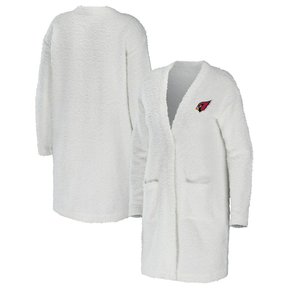 Arizona Cardinals WEAR by Erin Andrews Women's Cozy Lounge Cardigan Sweater - Cream for sale