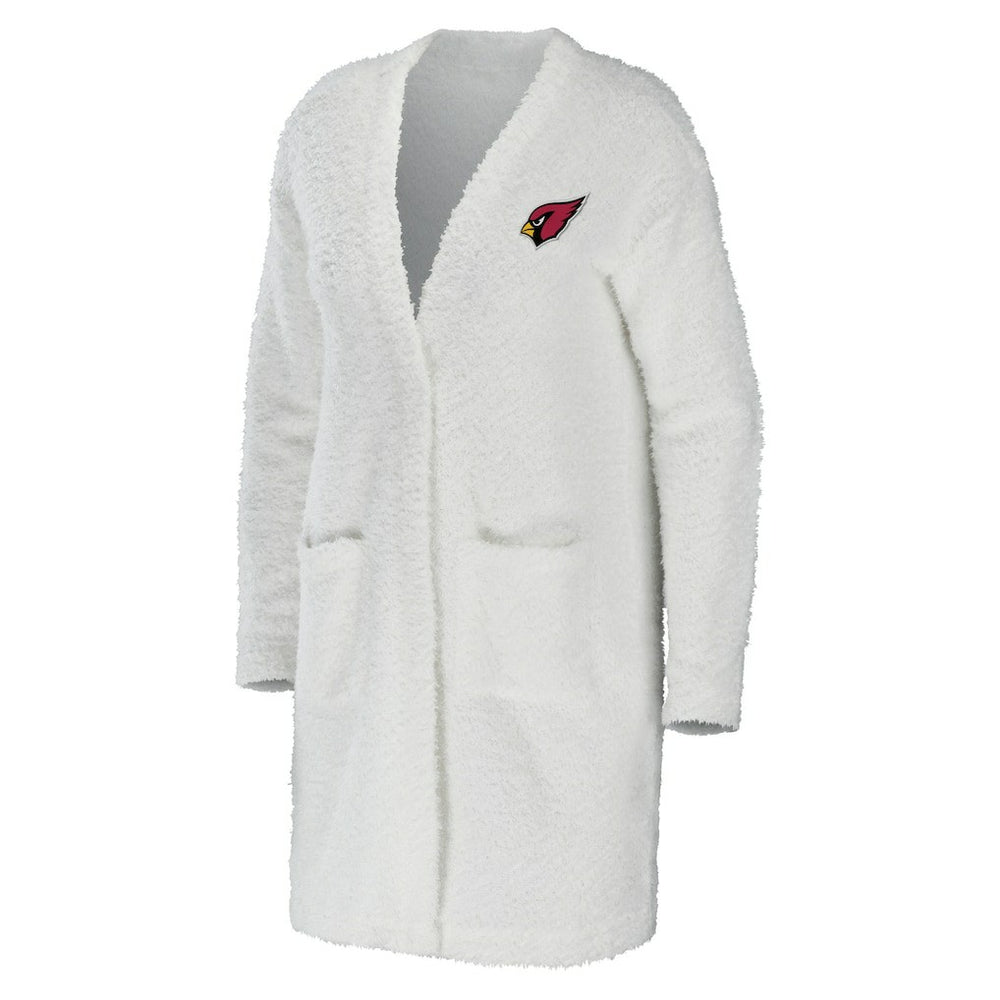 Arizona Cardinals WEAR by Erin Andrews Women's Cozy Lounge Cardigan Sweater - Cream for sale