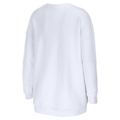 Arizona Cardinals WEAR by Erin Andrews Women's Oversized Pullover Sweatshirt - White outlet