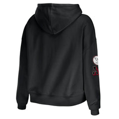 Arizona Cardinals WEAR by Erin Andrews Women's Modest Cropped Pullover Hoodie - Black sale