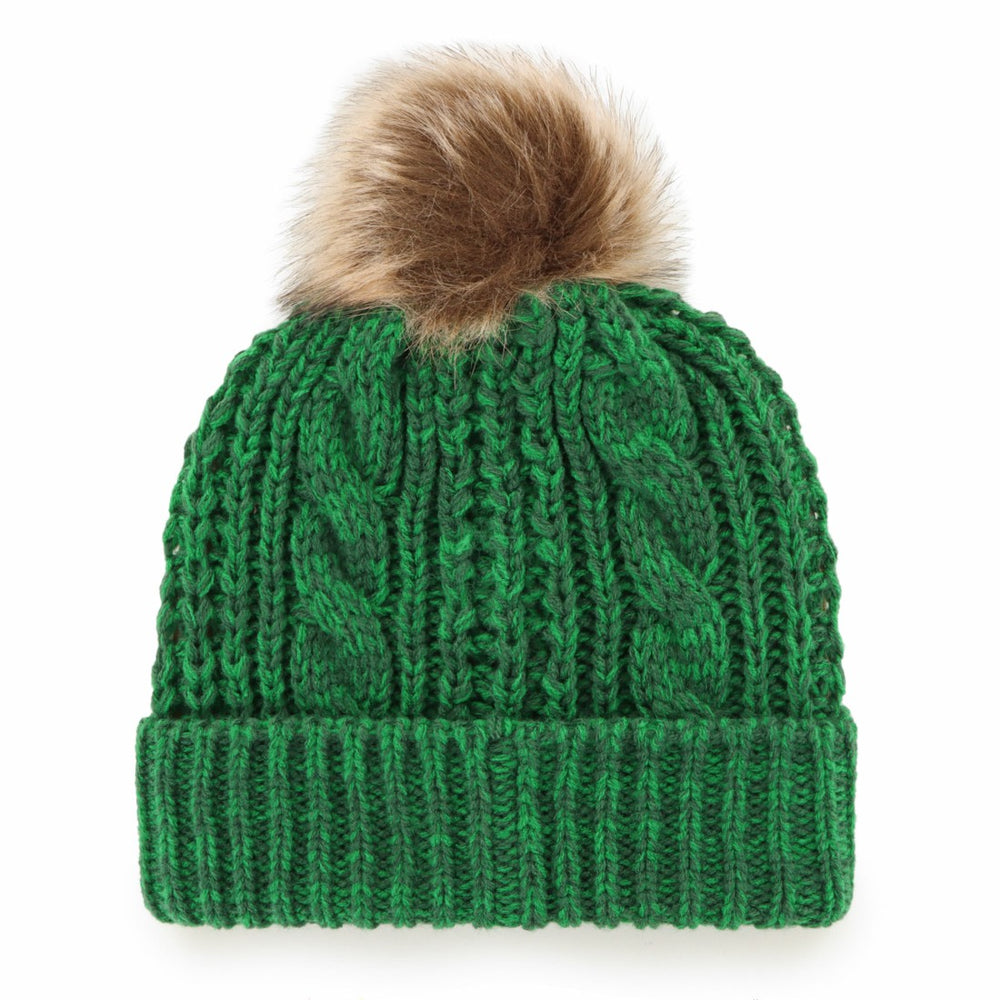 Green Bay Packers '47 Women's Meeko Cuffed Knit Hat with Pom - Green discount