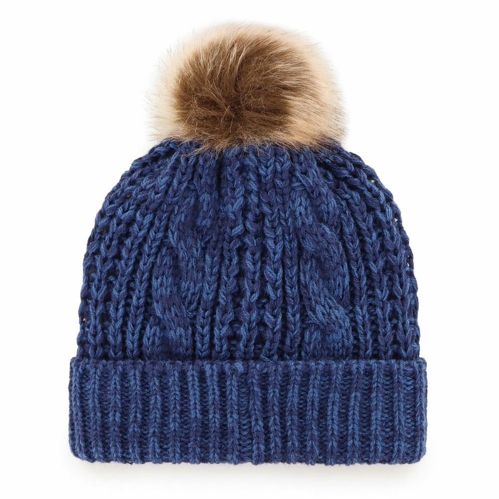 Tennessee Titans '47 Women's Meeko Cuffed Knit Hat with Pom - Navy on sale