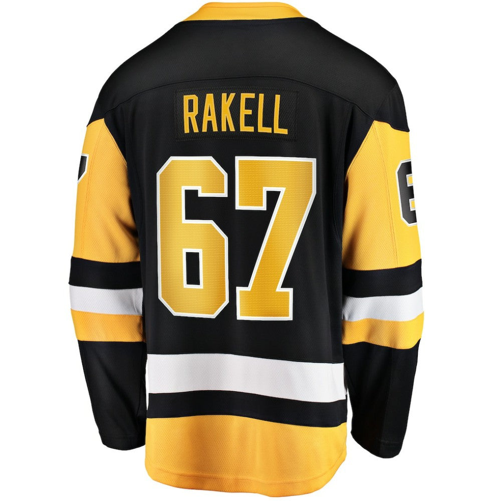 Rickard Rakell Pittsburgh Penguins Fanatics Home Breakaway Player Jersey - Black Jerseys