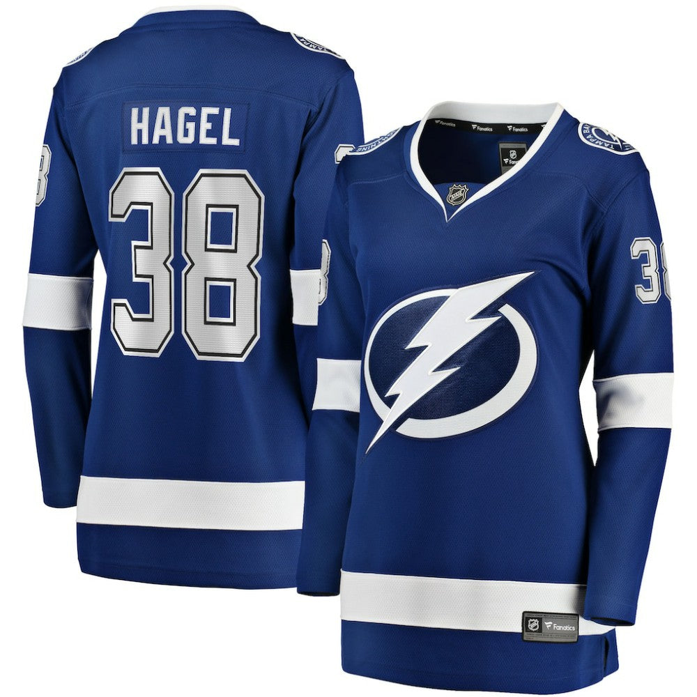 Brandon Hagel Tampa Bay Lightning Fanatics Women's Home Breakaway Player Jersey - Blue Jerseys