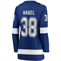 Brandon Hagel Tampa Bay Lightning Fanatics Women's Home Breakaway Player Jersey - Blue Jerseys