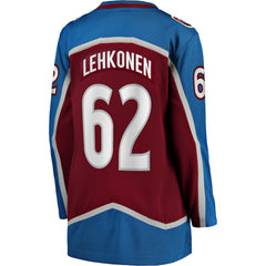 Artturi Lehkonen Colorado Avalanche Fanatics Women's Home Breakaway Player Jersey - Burgundy Jerseys