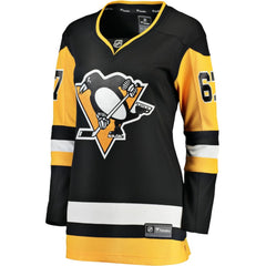 Rickard Rakell Pittsburgh Penguins Women's Fanatics Home Breakaway Player Jersey - Black Jerseys