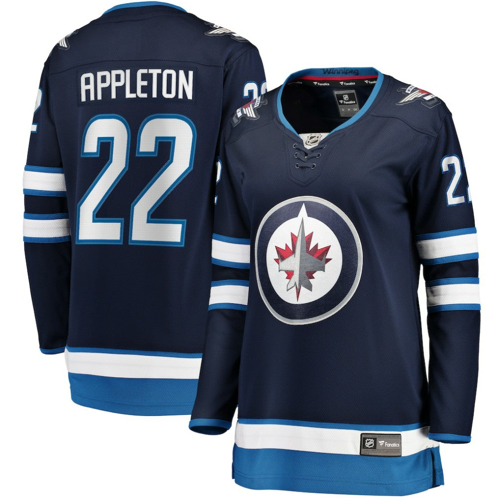 Mason Appleton Winnipeg Jets Fanatics Women's Home Breakaway Jersey - Navy Jerseys