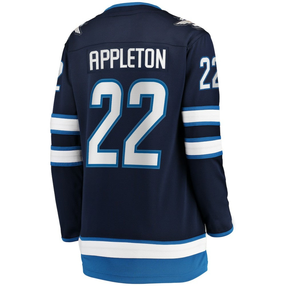 Mason Appleton Winnipeg Jets Fanatics Women's Home Breakaway Jersey - Navy Jerseys