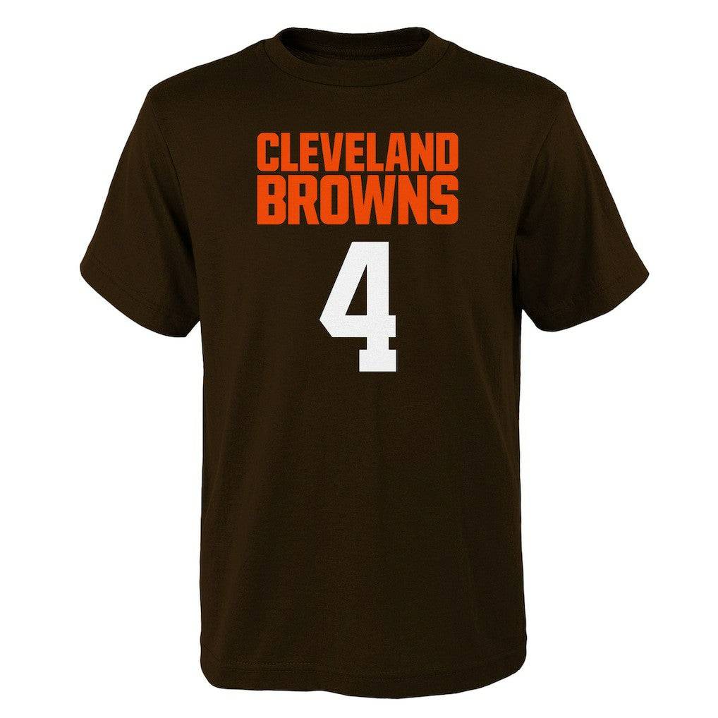 Deshaun Watson Cleveland Browns Youth Mainliner Player Name & Number T-Shirt - Brown cheap