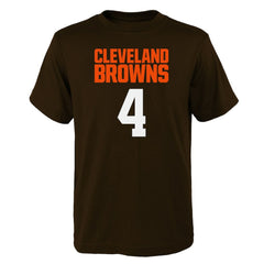 Deshaun Watson Cleveland Browns Youth Mainliner Player Name & Number T-Shirt - Brown cheap