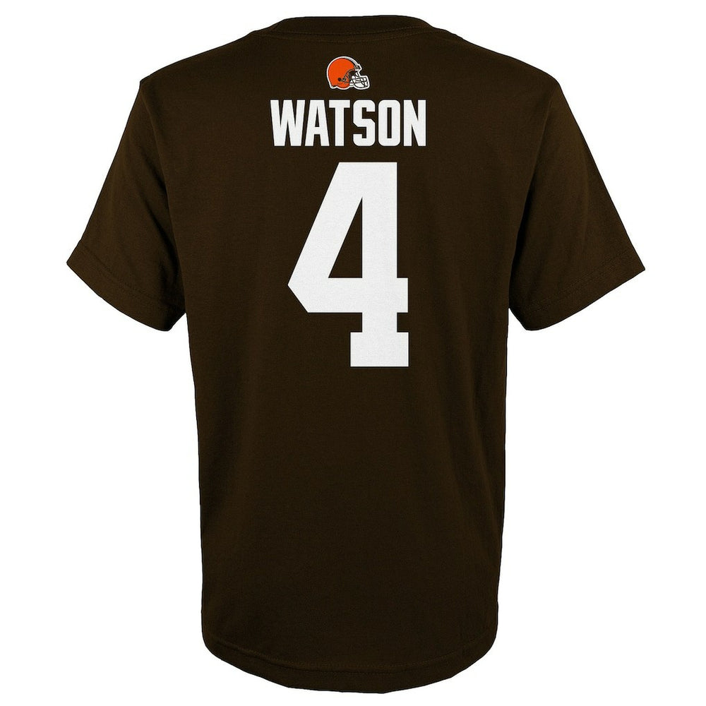 Deshaun Watson Cleveland Browns Youth Mainliner Player Name & Number T-Shirt - Brown cheap