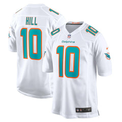 Tyreek Hill Miami Dolphins Game Jersey - White on sale