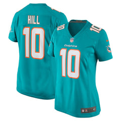 Tyreek Hill Miami Dolphins Women's Player Jersey - Aqua for sale