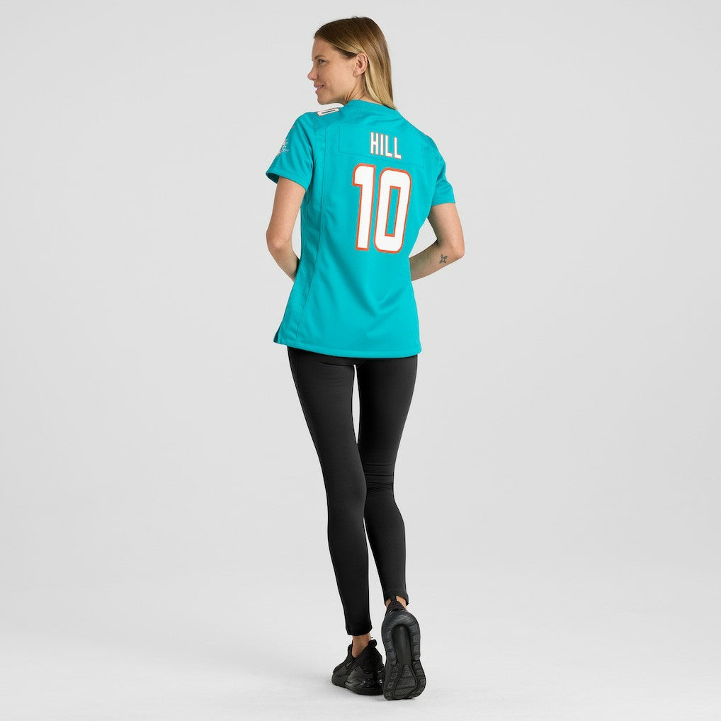 Tyreek Hill Miami Dolphins Women's Player Jersey - Aqua for sale