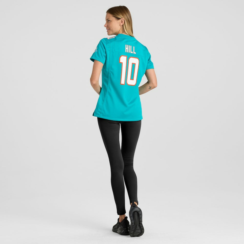 Tyreek Hill Miami Dolphins Women's Player Jersey - Aqua for sale