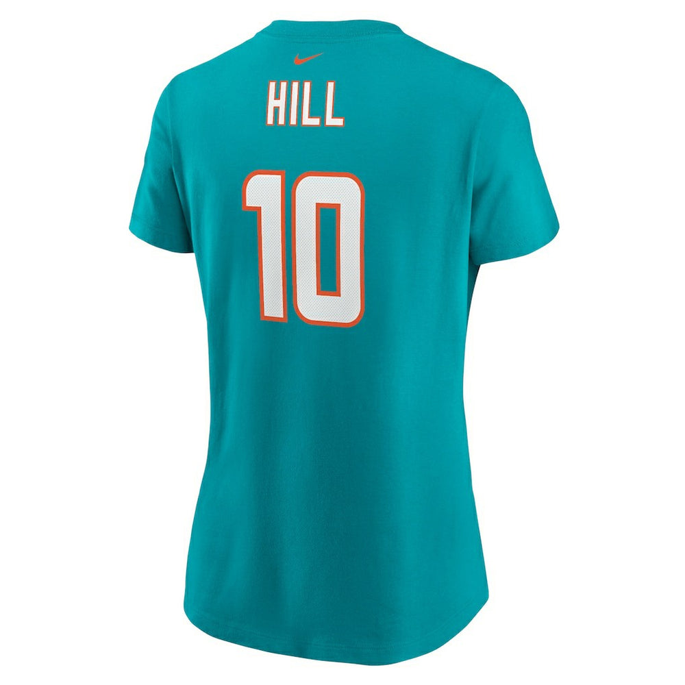 Tyreek Hill Miami Dolphins Women's Player Name & Number T-Shirt - Aqua outlet