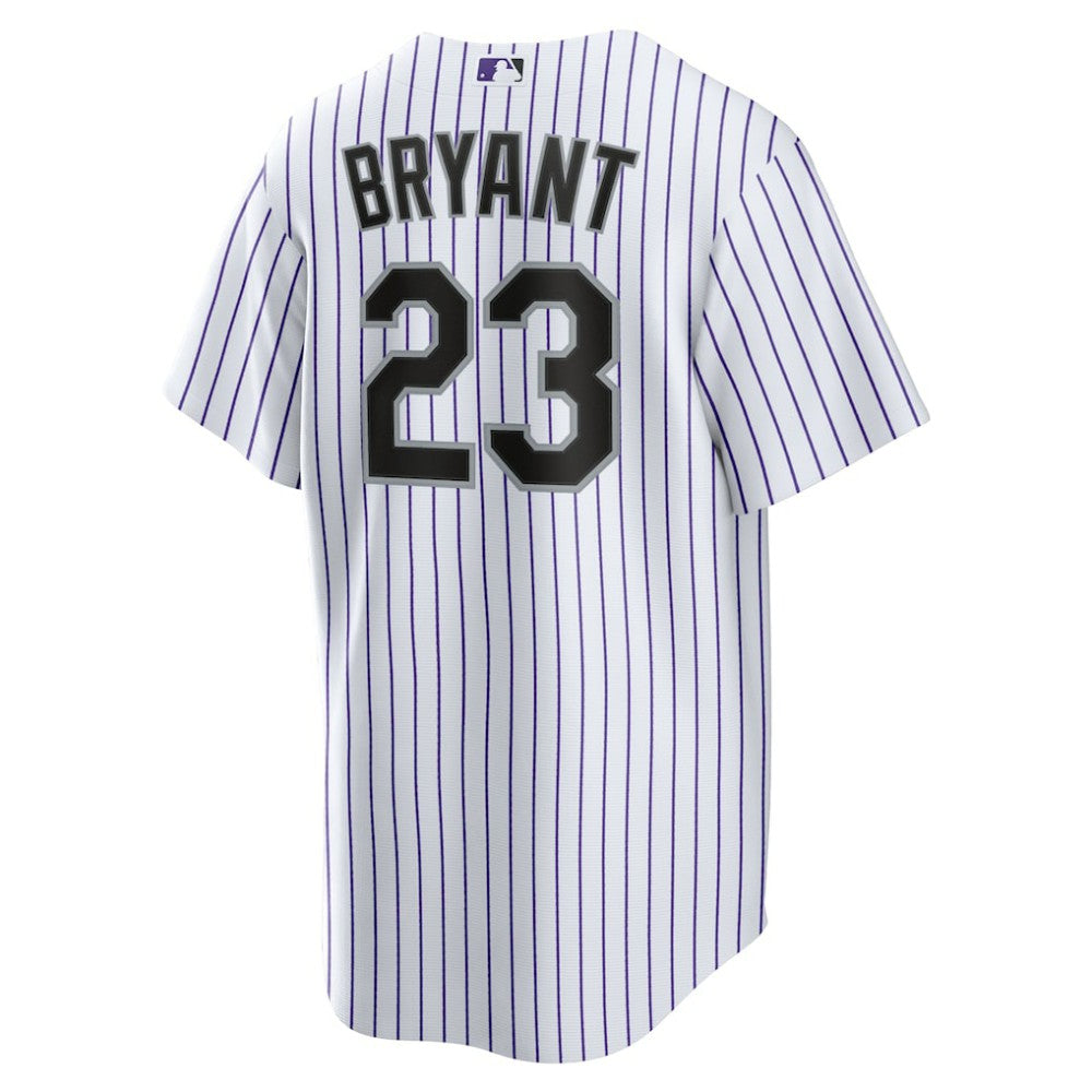 Kris Bryant Colorado Rockies Replica Player Jersey White/Purple