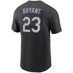 Kris Bryant Colorado Rockies Name & Number T-Shirt Black