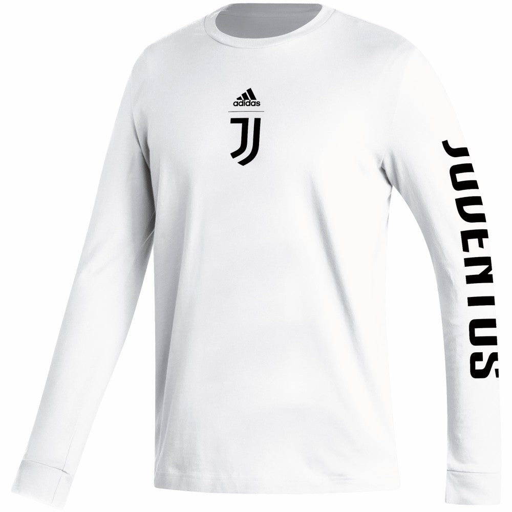 Juventus Team Crest Long Sleeve T-Shirt - White sale