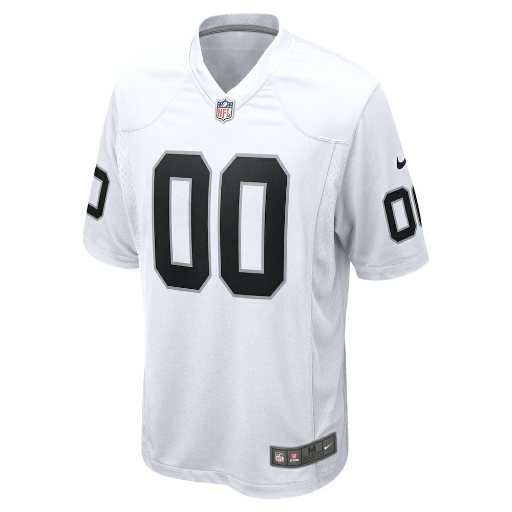 Las Vegas Raiders Youth Team Custom Game Jersey - White outlet