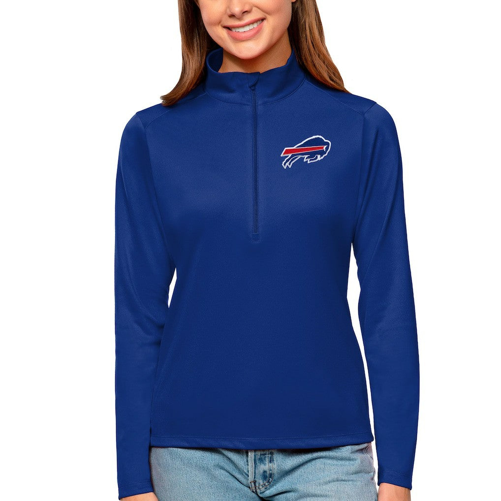 Buffalo Bills Antigua Women's Tribute Half-Zip Top - Royal outlet