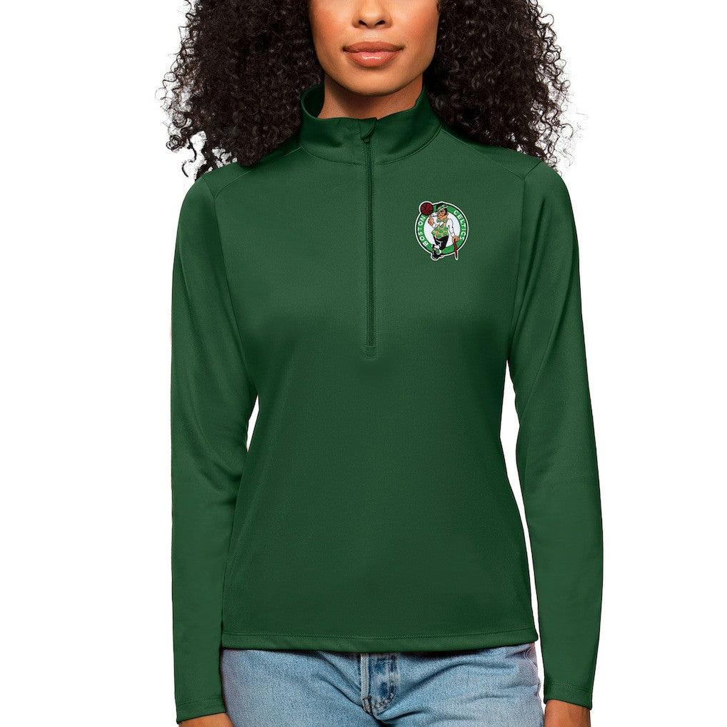 Boston Celtics Antigua Women's Tribute Half-Zip Top - Green outlet