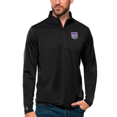Sacramento Kings Antigua Tribute Quarter-Zip Pullover Top - Black discount