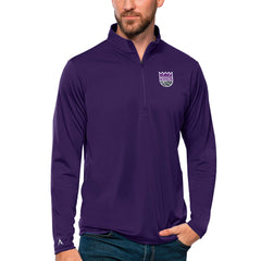 Sacramento Kings Antigua Tribute Quarter-Zip Pullover Top - Purple outlet
