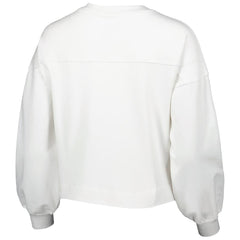 Golden State Warriors Lusso Women's Lola Ball and Chain Pullover Sweatshirt sale - White discount