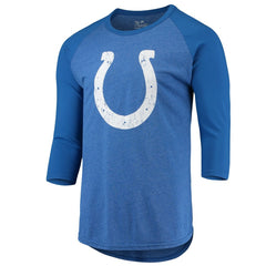 Jonathan Taylor Indianapolis Colts Majestic Threads Name & Number Team Colorway Tri-Blend 3/4 Raglan Sleeve Player T-Shirt - Royal on sale