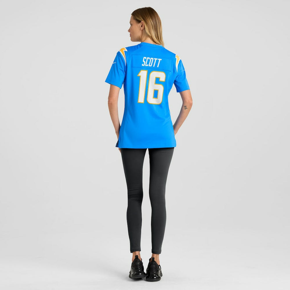 JK Scott Los Angeles Chargers Women's Game Jersey - Powder Blue for sale