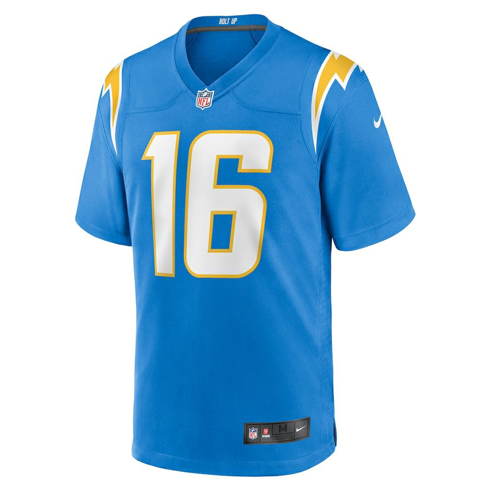JK Scott Los Angeles Chargers Game Jersey - Powder Blue online