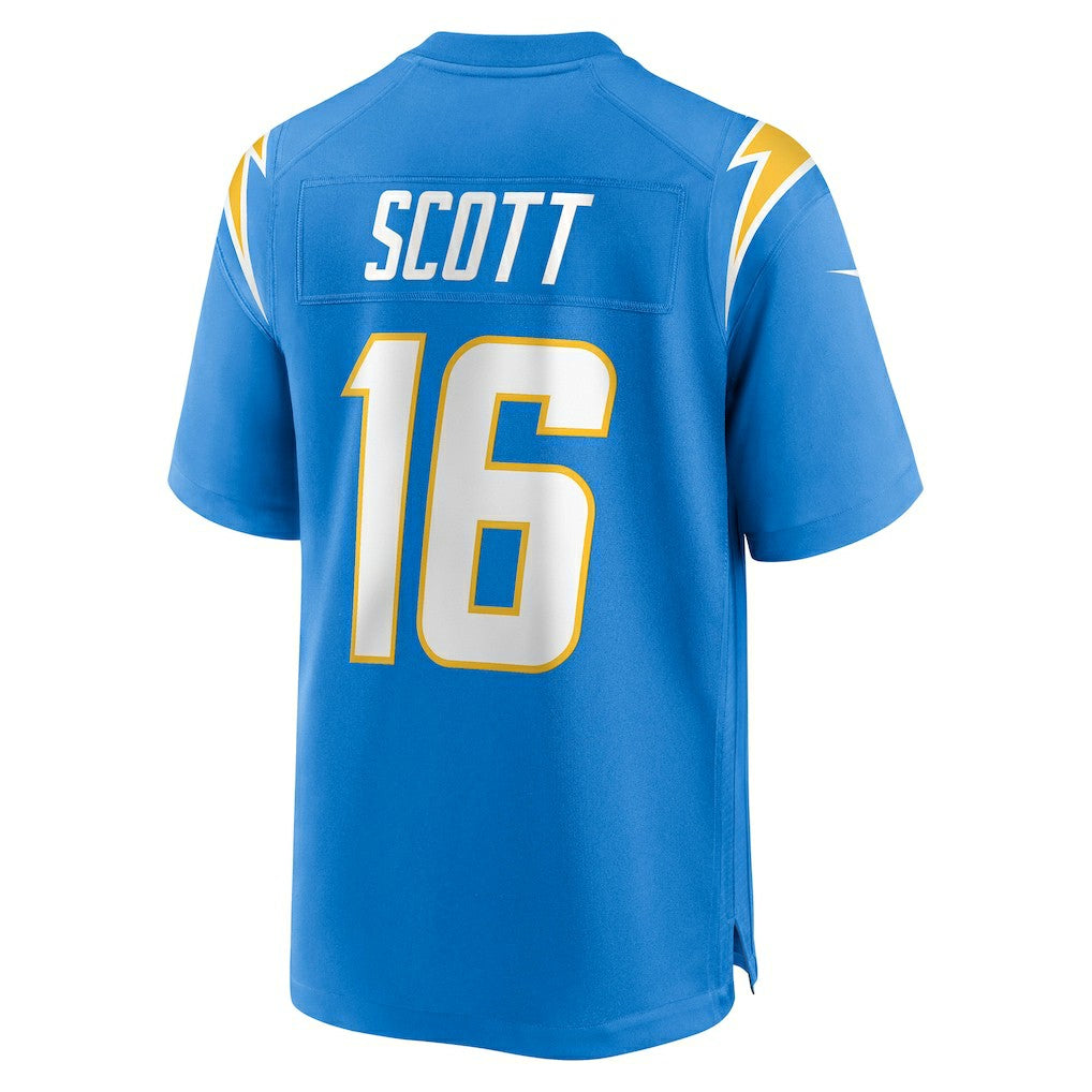 JK Scott Los Angeles Chargers Game Jersey - Powder Blue online