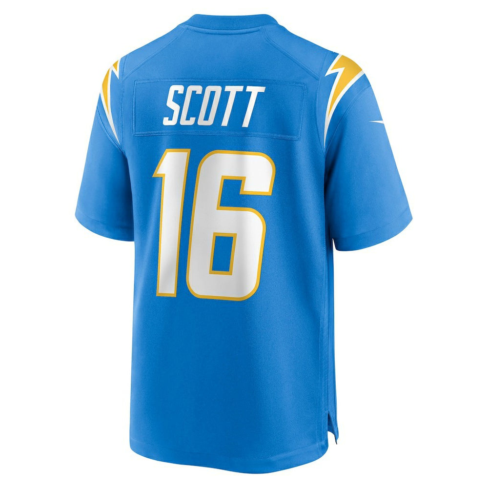 JK Scott Los Angeles Chargers Game Jersey - Powder Blue online