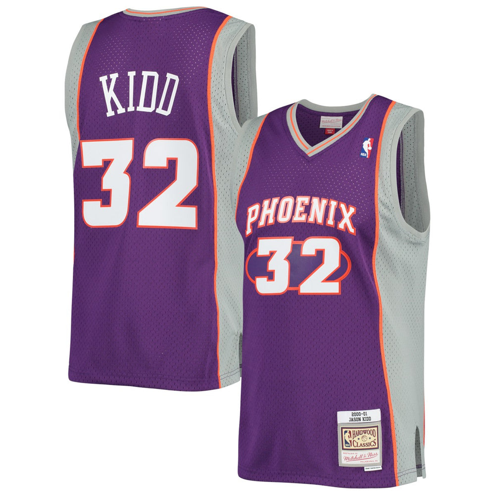 Jason Kidd Phoenix Suns Big & Tall Hardwood Classics 2000/01 Swingman Jersey - Purple sale