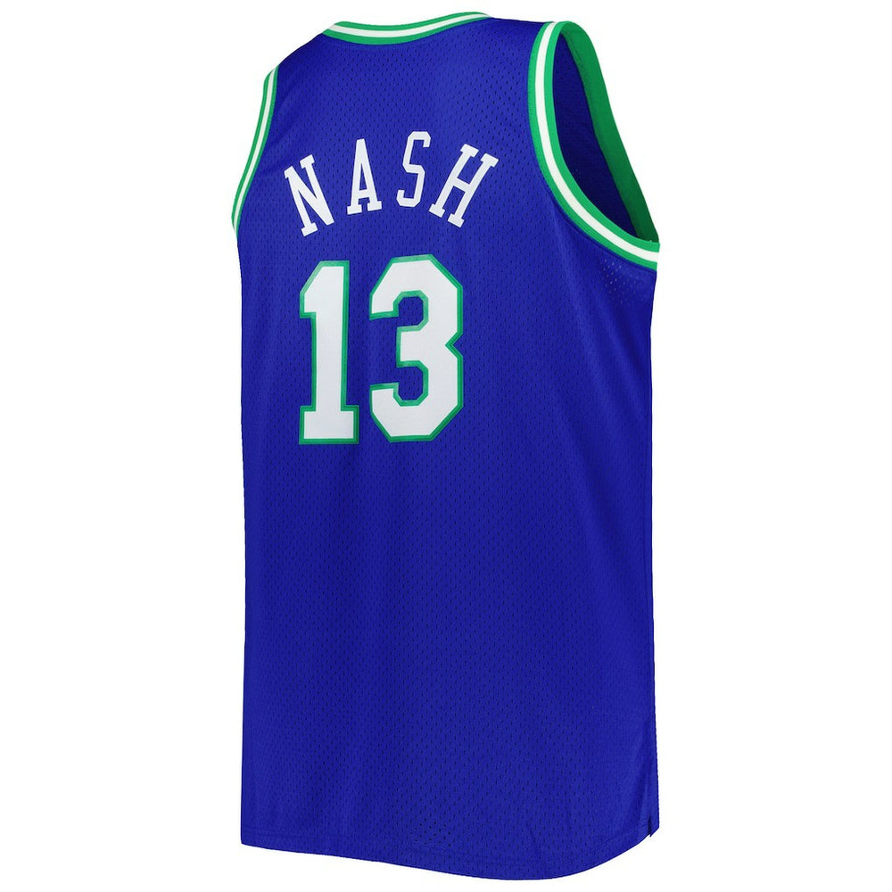 Steve Nash Dallas Mavericks Big & Tall Hardwood Classics 1998/99 Swingman Jersey sale - Blue cheap