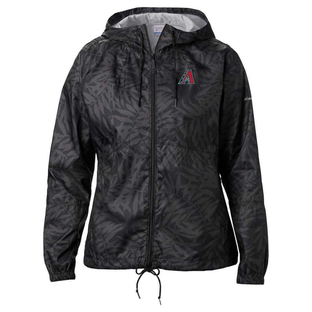Arizona Diamondbacks Women's Flash Forward Full-Zip Windbreaker Jacket Black