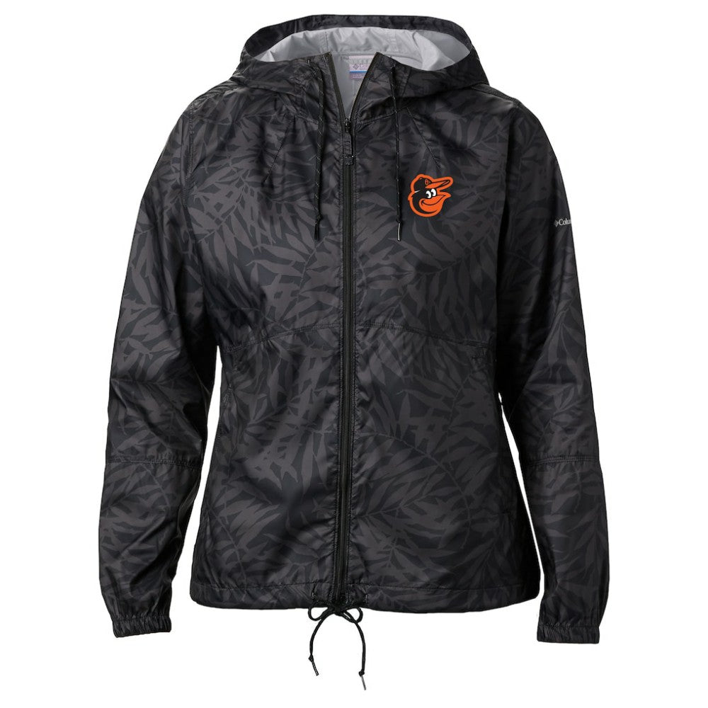 Baltimore Orioles Women's Flash Forward Full-Zip Windbreaker Jacket Black