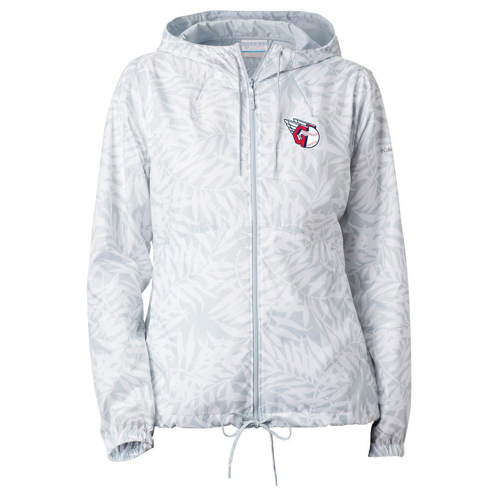 Cleveland Guardians Women's Flash Forward Full-Zip Windbreaker Jacket Gray