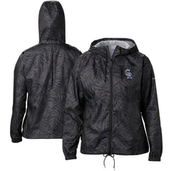 Colorado Rockies Women's Flash Forward Full-Zip Windbreaker Jacket Black