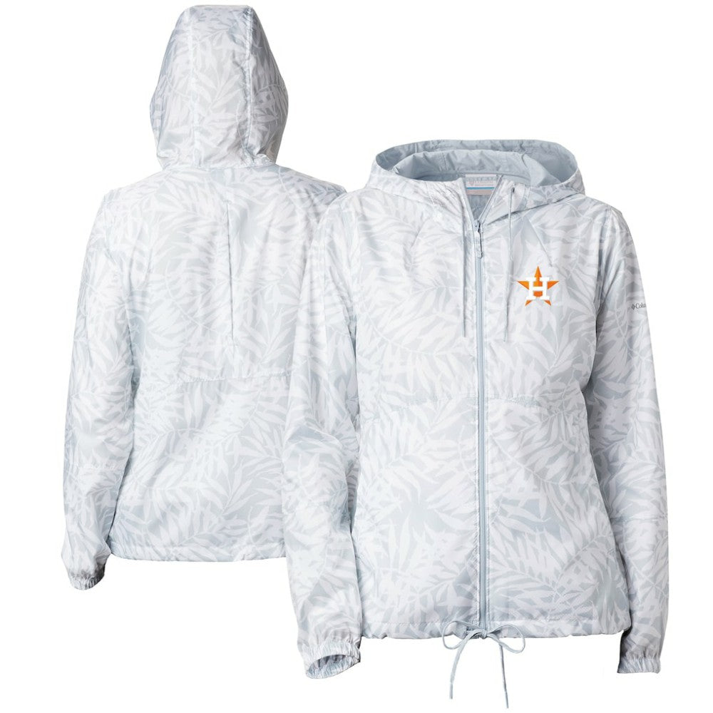 Houston Astros Women's Flash Forward Full-Zip Windbreaker Jacket Gray
